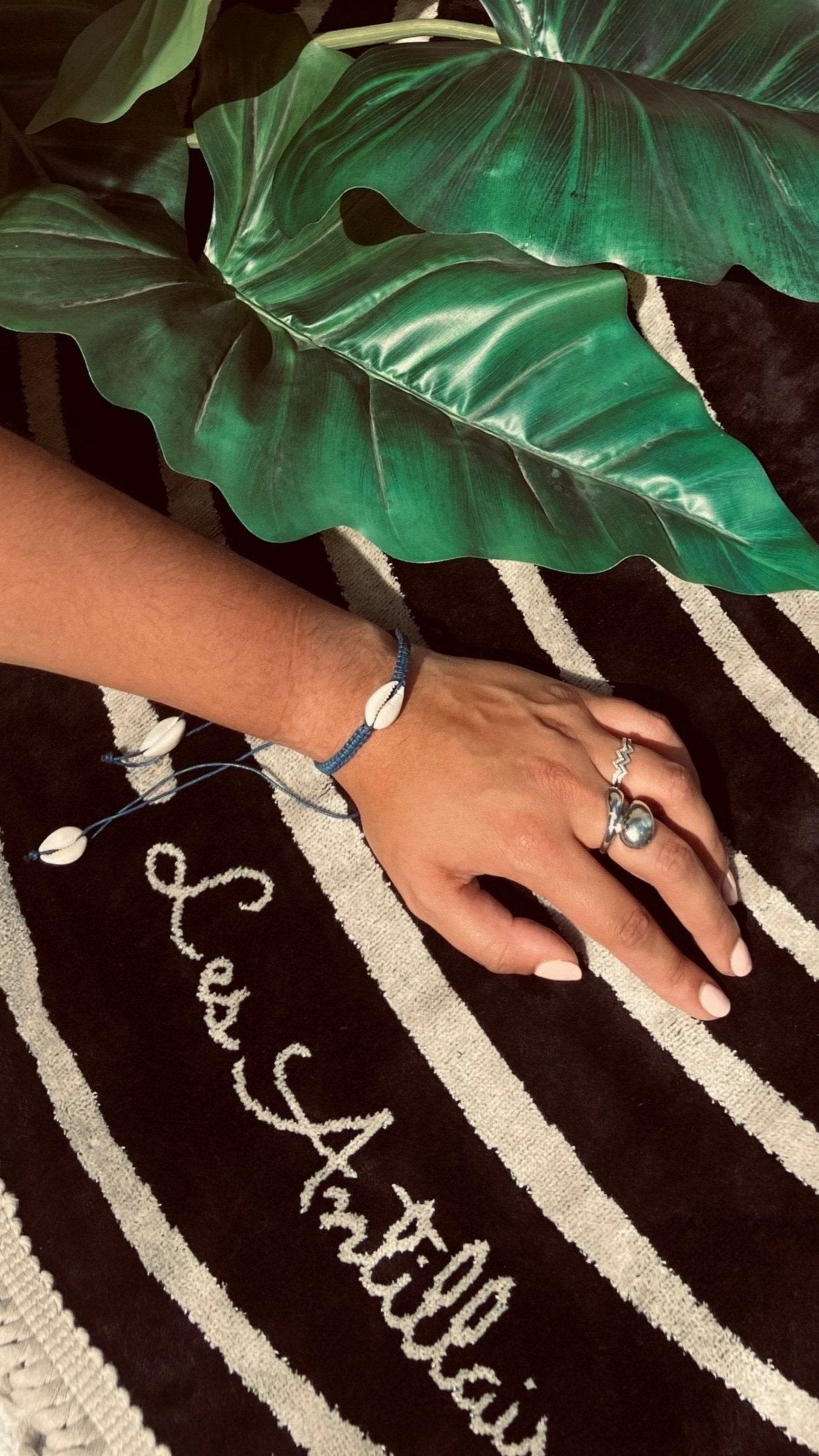 Bracelet coquillage | Shell bleu