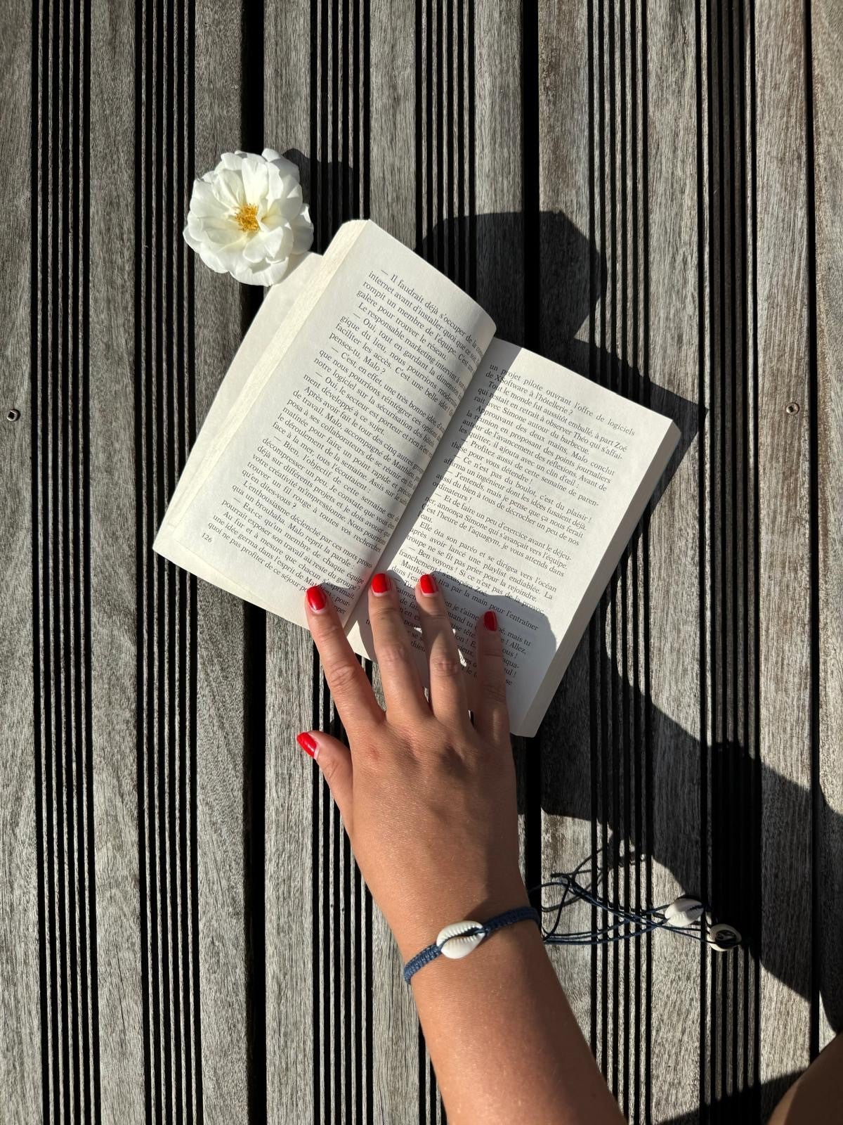 Bracelet coquillage | Shell bleu