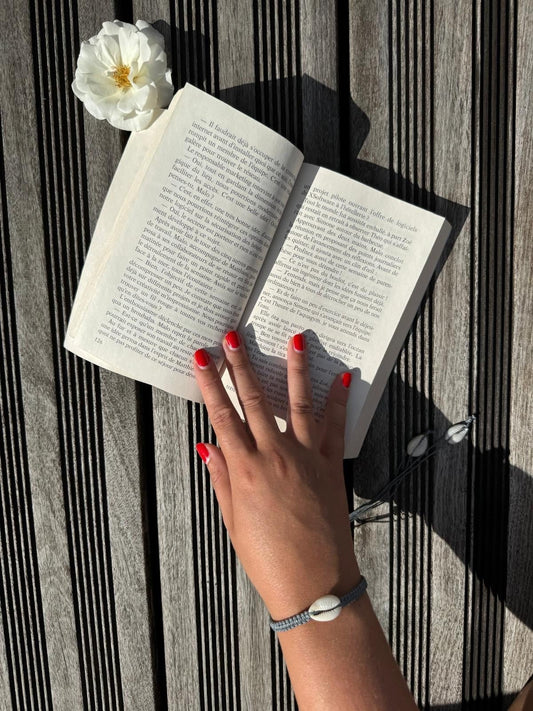 Bracelet coquillage | Shell gris