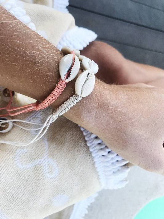 Bracelet coquillages | Seaside beige