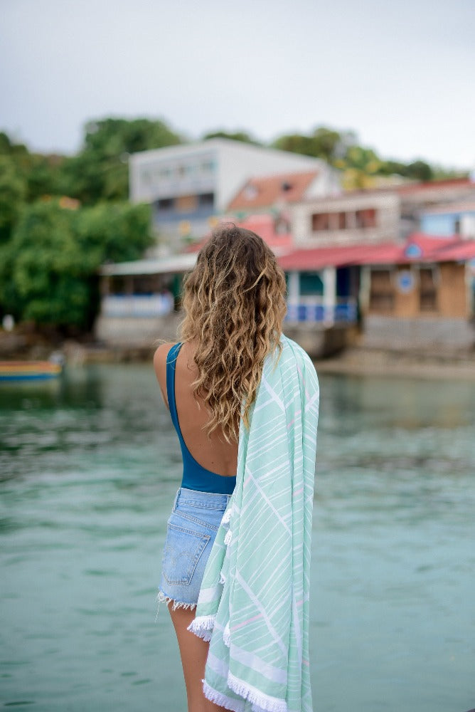 Drap de plage rond | La Végétale